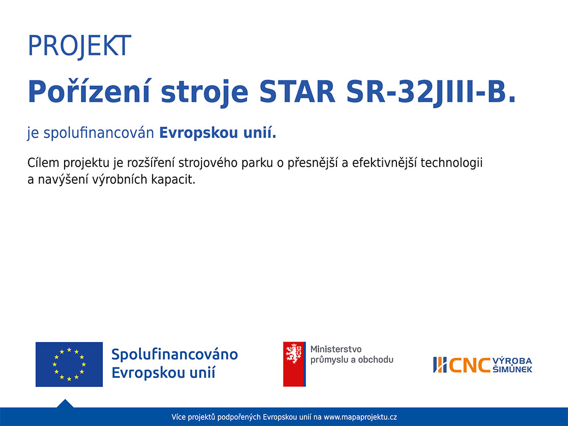 Pořízení stroje STAR SR-32JIII-B